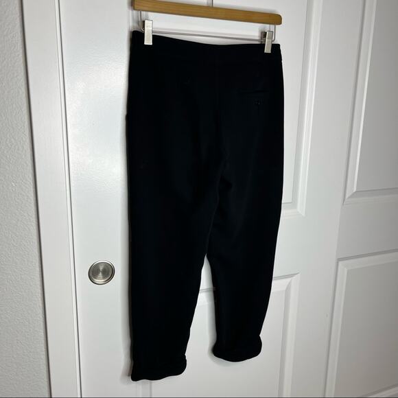 Aritzia Wilfred Allant Black Silk Cuffed Hem Waist Tie Pants Size 00 - Picture 8 of 8